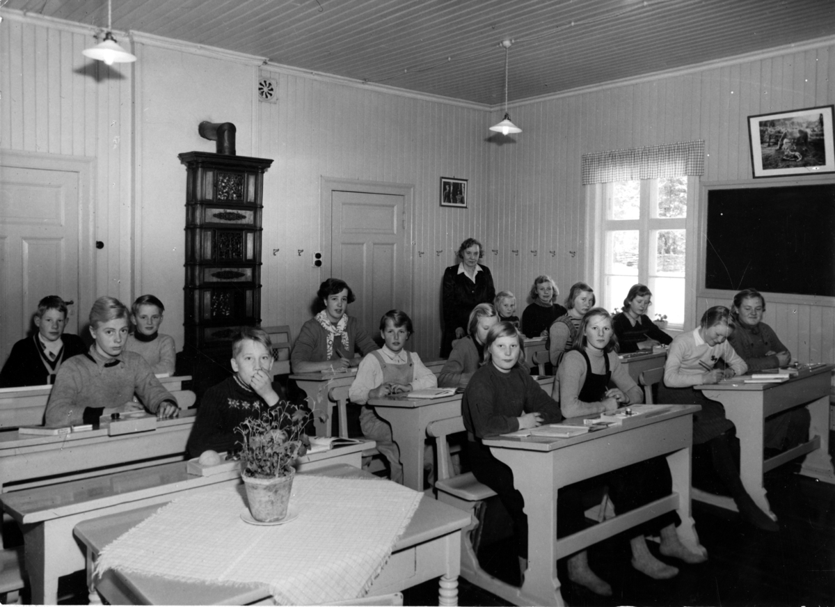 4-7 klasse Svanåsen skole 1952