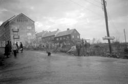 Her kommer seinere Hotell Fosna: foto fra Skolegata, samt ny