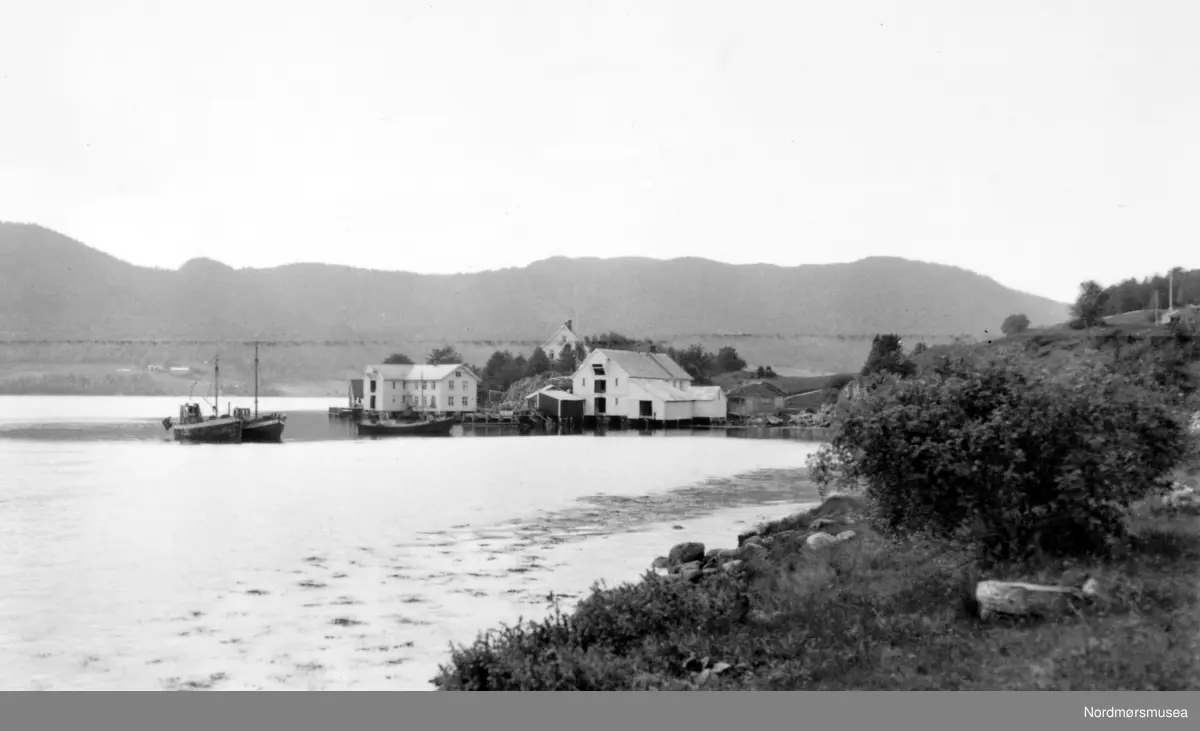 Foto fra Vågland i Halsa kommune. Fotograf er sannsynligvis Georg ...