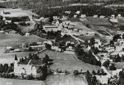 Postkort med motiv fra Rindal kommune. Her ser vi utover byg