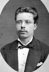 Foto av en ukjent mann. Muligens fra Werring/Dall/ Aas/Knudt