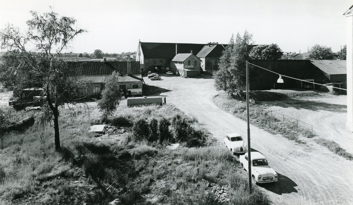Bild från glasbruksområdet på Herrhagen tagen 1964.