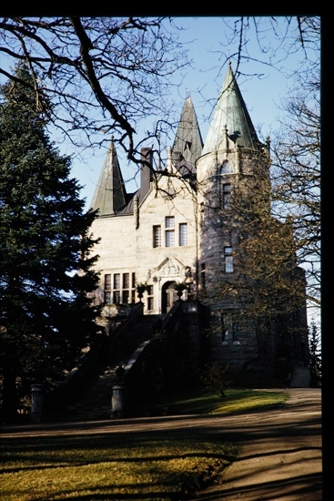 Teleborgs slott i Växjö. Hösten 1970.