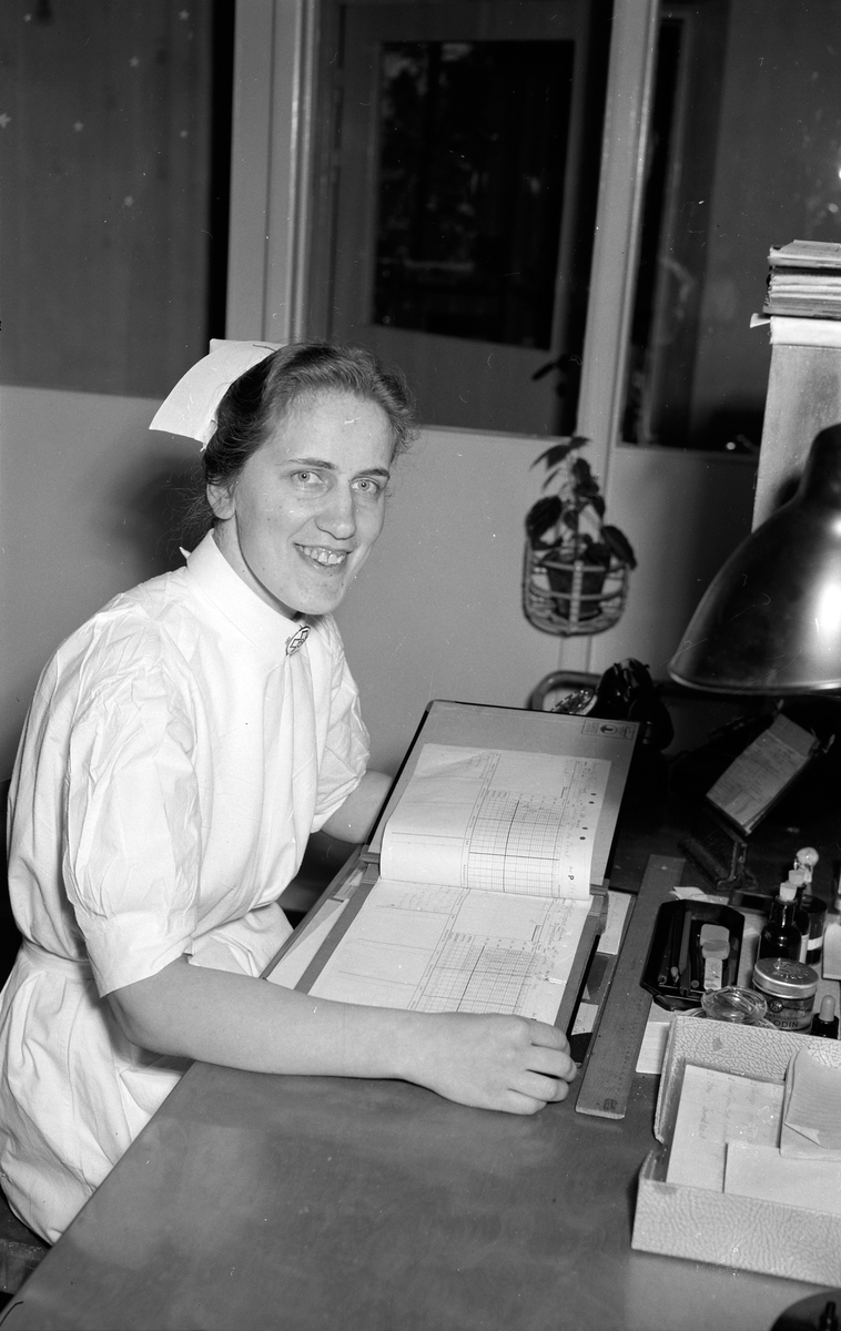 Lasarettet, barnsjukhuset sköterskor. 1952.

