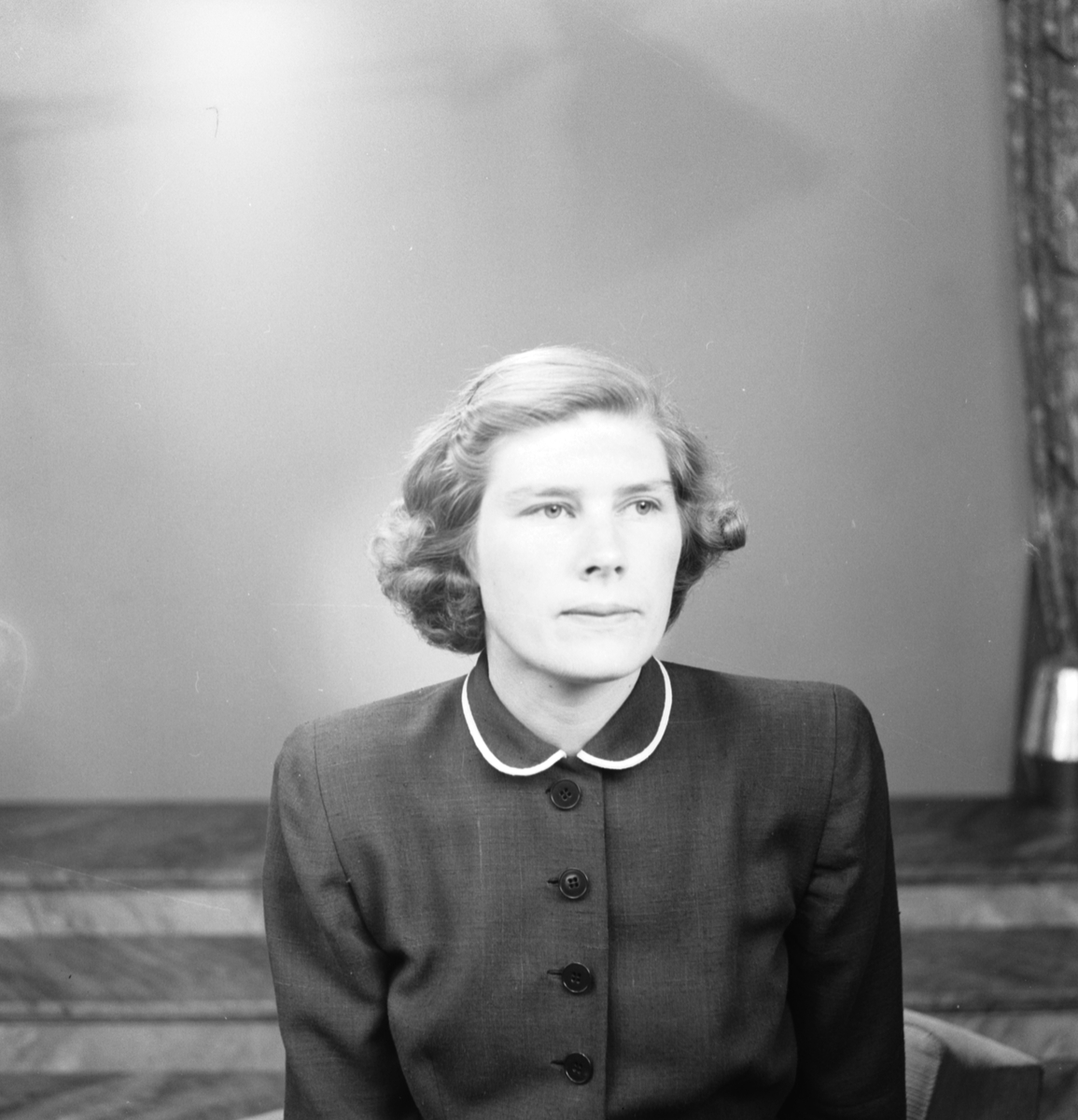 Margareta Rydin (född Weissbach), Länsstyrelsen. Maj 1950.