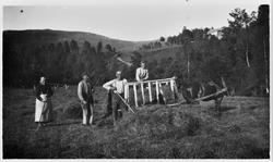 Johanna og Anders Stølen med sønnene Lars og Martin