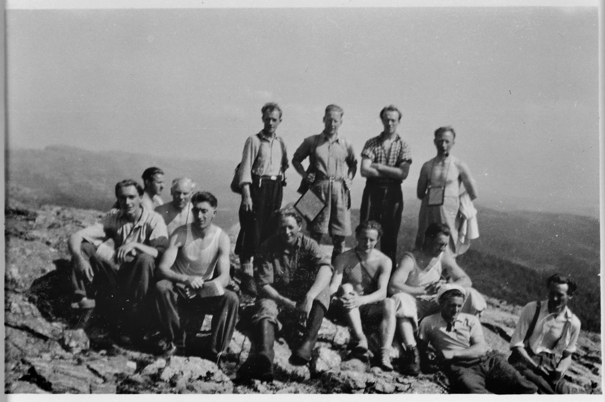 Orienteringskurs på Dragaheia ca. 1946