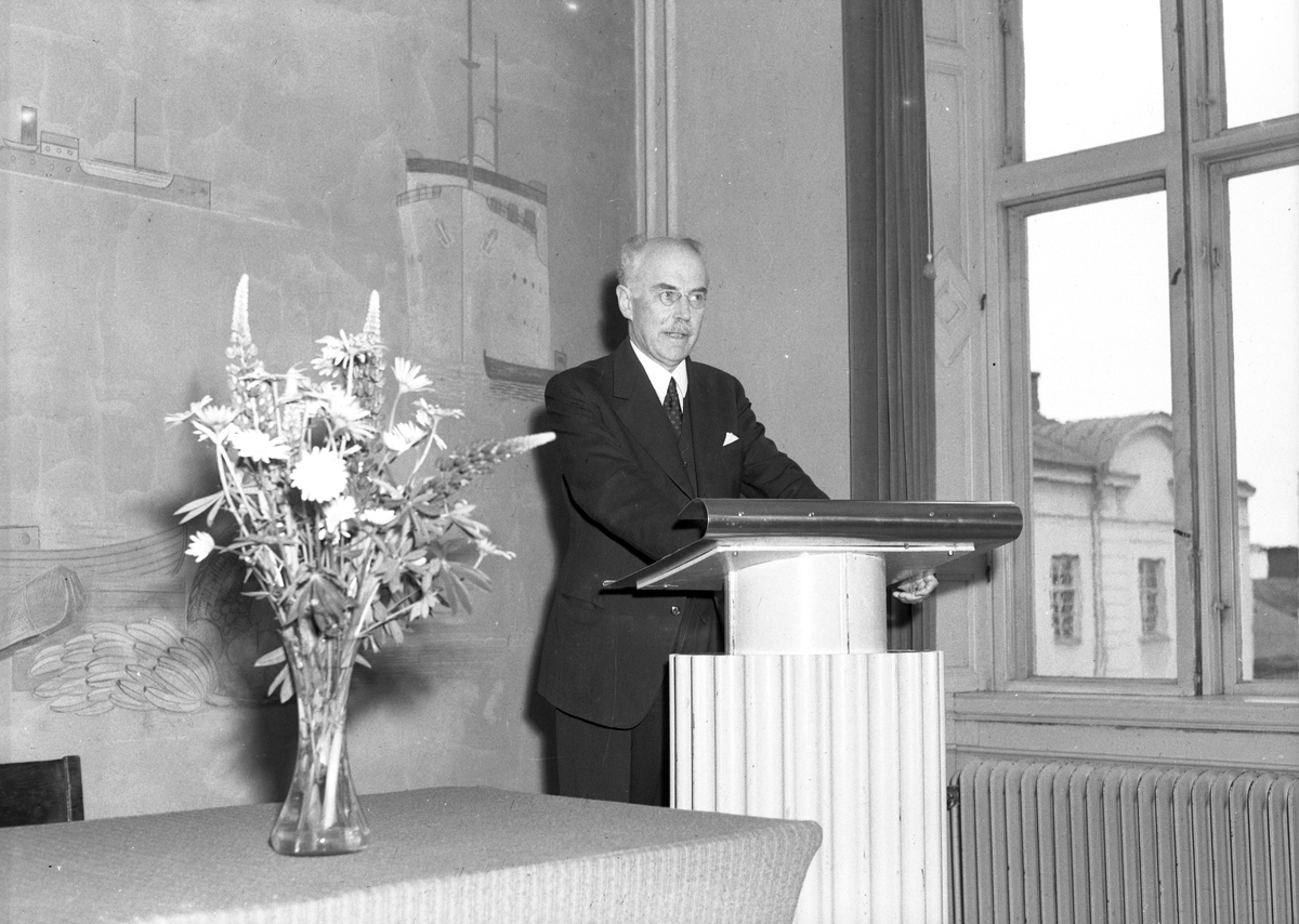 Vid Gävlekongress. B.Tomson, Föreningen Norden, Wasagatan 52 Stockholm. Juni 1949