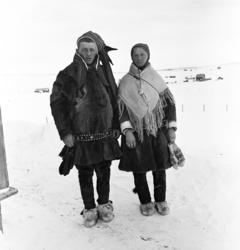 Brudepar: Marit Magnusdatter Sara og Mathis Mathisen Hætta p