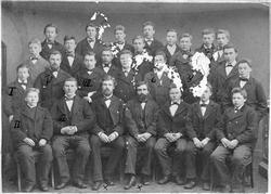 Amtskolen i Rissa 1882 - 83.
