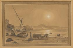 Fra Napoli [Tegning]