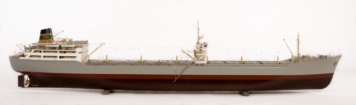 Fartygsmodell av malmtanksfartyget SOYA ATLANTIC.