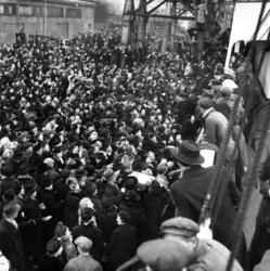 "Tomataksjonen" mars 1946. Kvinner gikk til aksjon og losset