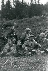 Kaffipause på åkeren.