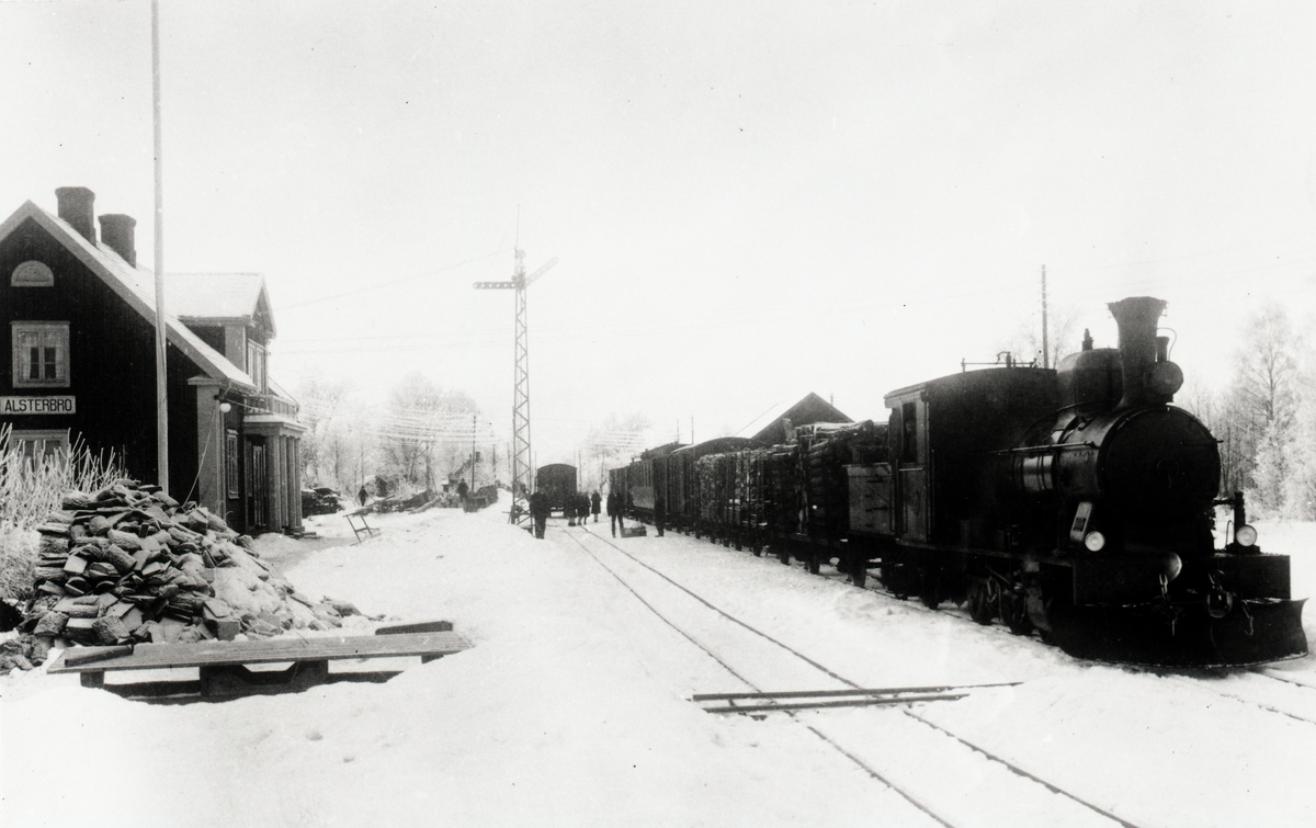 Alsterbro station år 1928.
