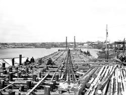 Borregaard fabrikker, utbygging av kaianlegg i Melløs, Sarps