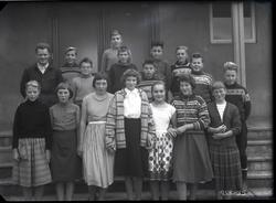 Hunn skole, Overhalla 1958.