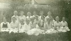 Elever ved Vestoppland folkehøgskule. Jentekurs.