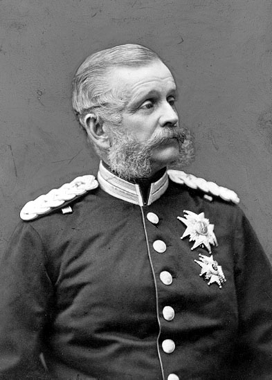General vid Göta Livgarde, Sven Lagerberg, född 1822 i Göteborg.