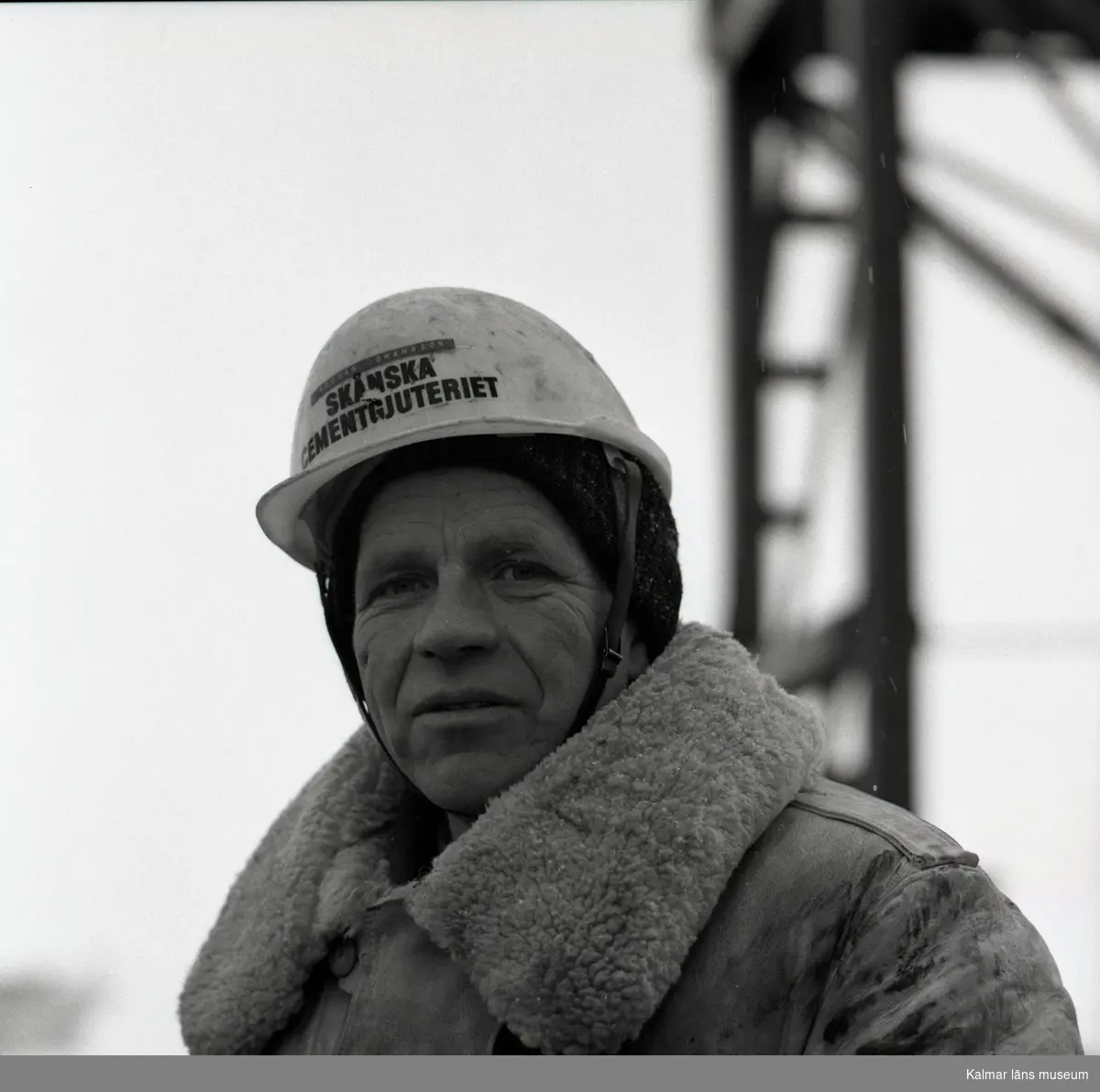 Arbetare från Skånska Cementgjuteriet vid byggandet av Ölandsbron.