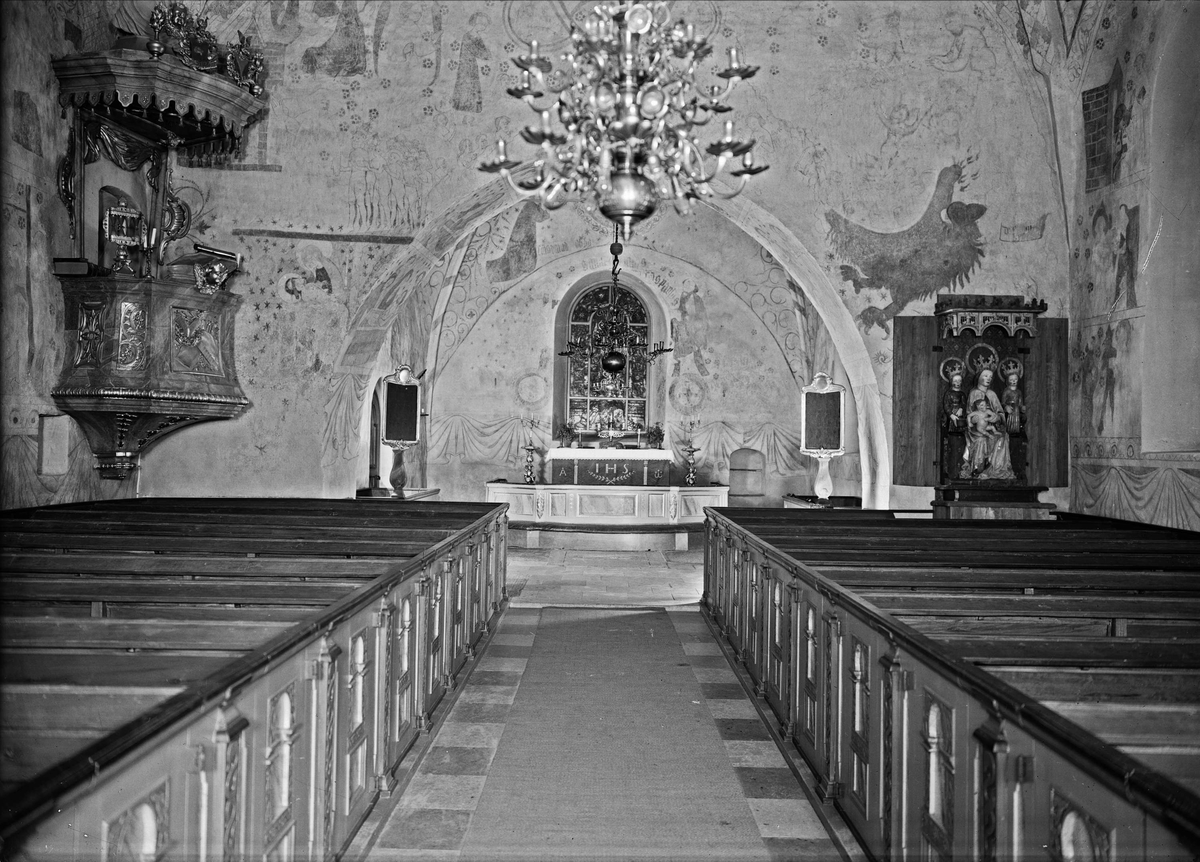 Interiör i Ärentuna kyrka