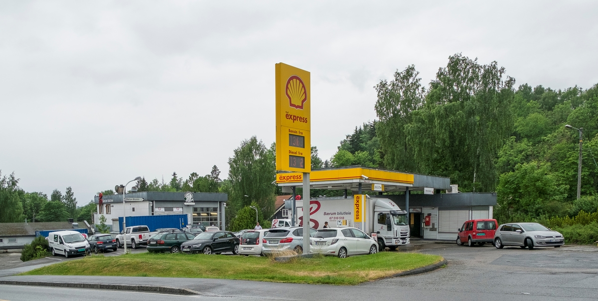 Shell express bensinstasjon Kirkeveien Haslum Bærum