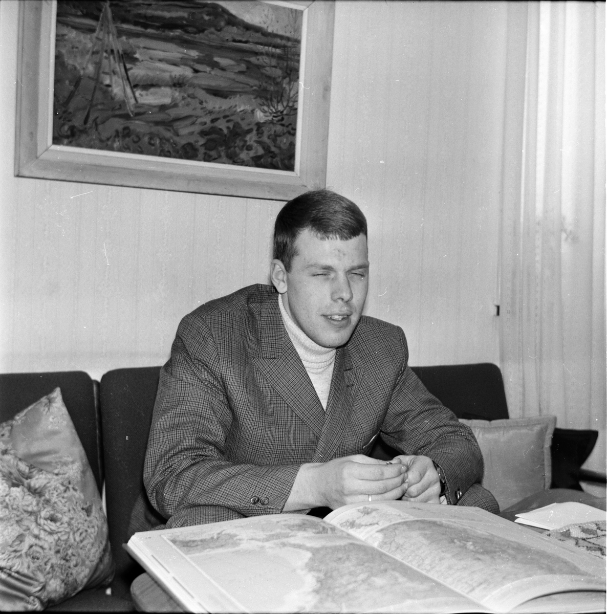 Nytorp,
Erik Persson reser till USA,
18 Mars 1968