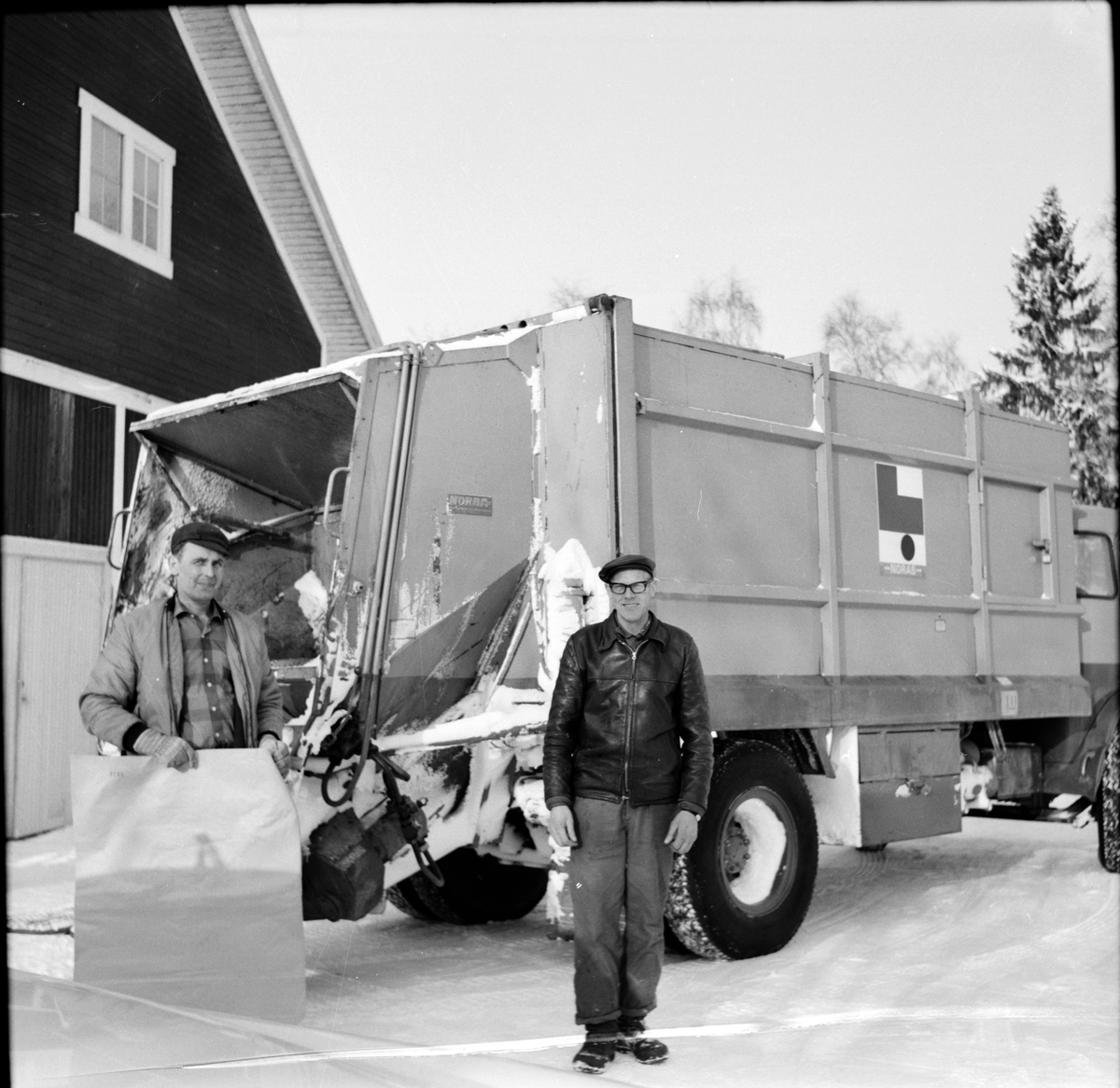Arbrå,
Nya sopbilen,
Februari 1969