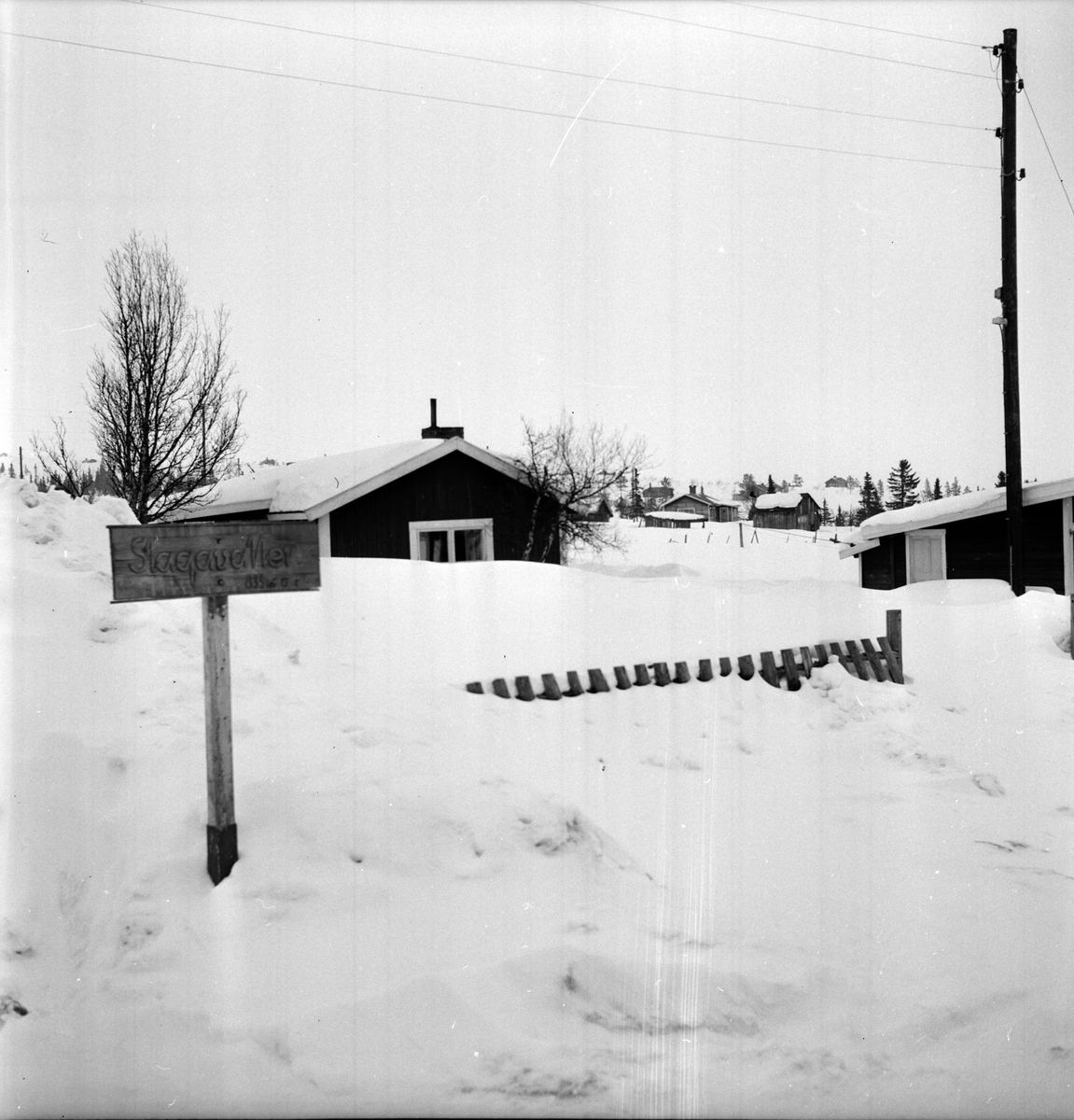 Lofsdalen. Bilder från Strådalen, Slagavallen,
9 April 1967.