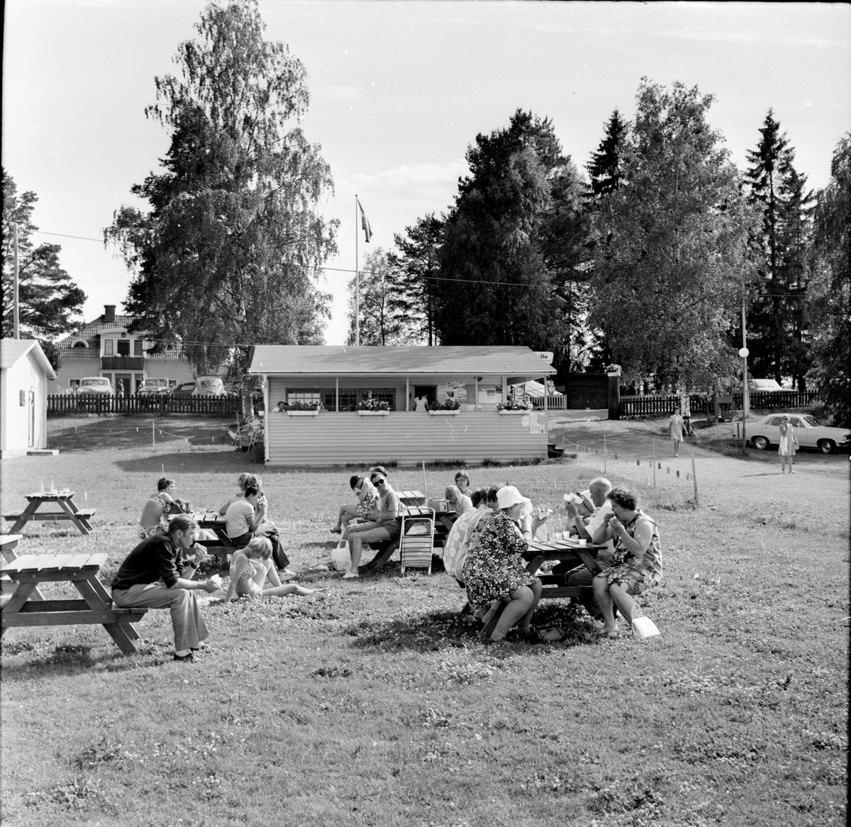 Arbrå,
Orbaden camping,
Juli 1970
