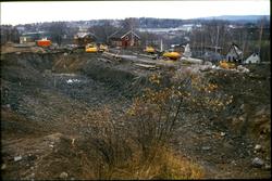 Fotografier fra byggeprosessen til Teknisk museums bygg på K