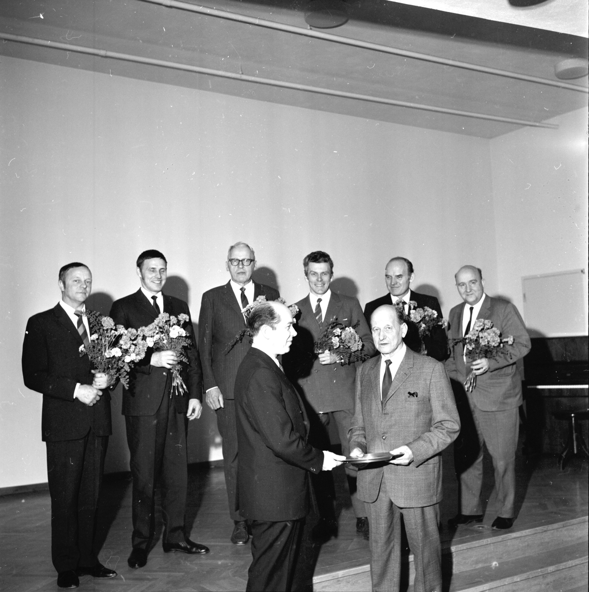 Arbrå. Sista fullmäktige sammanträdet.
December 1970
