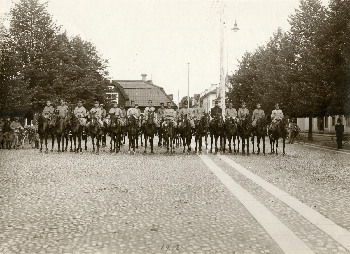 V. arméfördelningens fältövningar i Hedemora, augusti 1918.
För namn, se bild nr. 2.