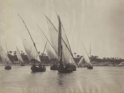 Voilers sur le Nil [Fotografi]