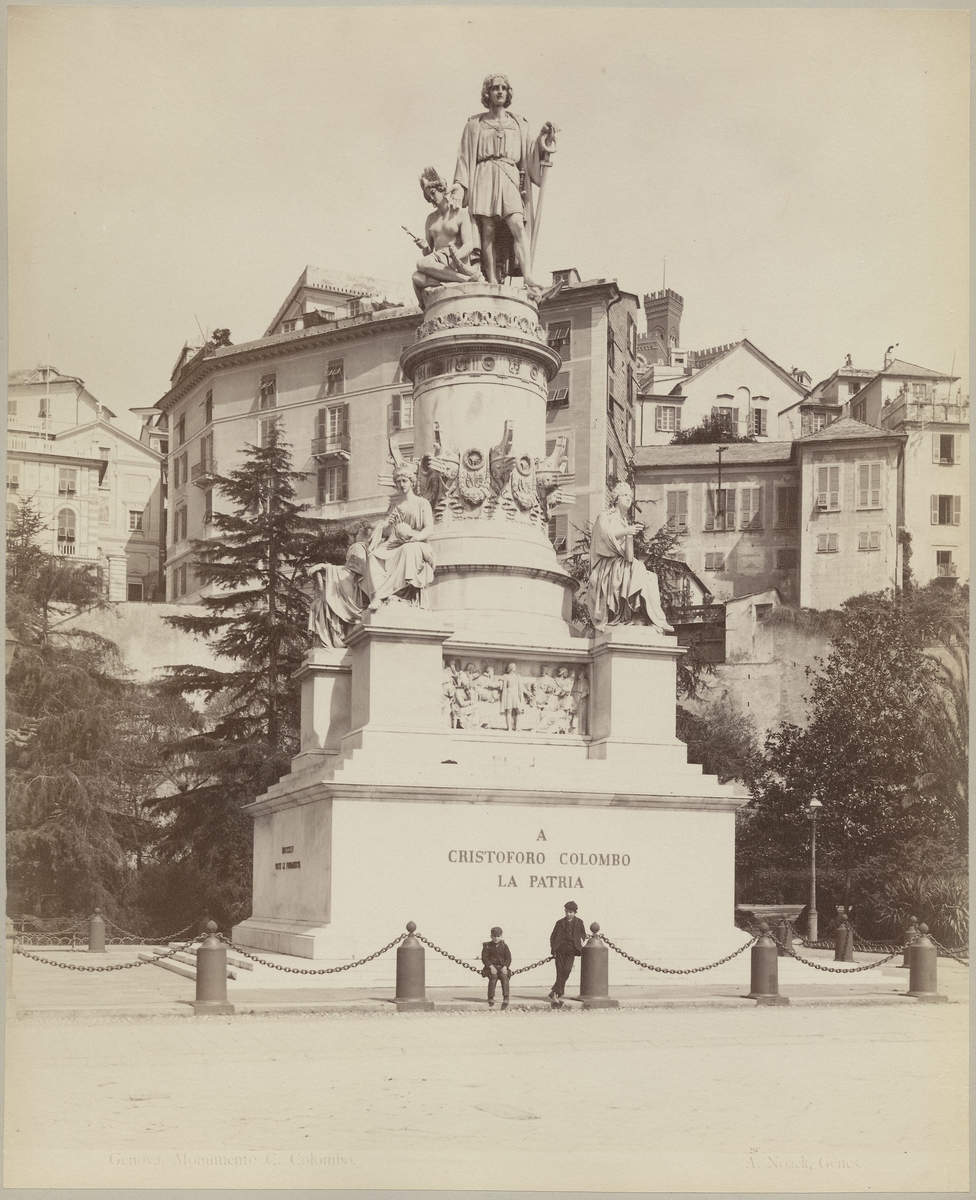 Genova. Monumento C. Colombo [Fotografi]