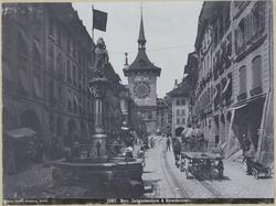 Bern. Zeitglockenturm & Bärenbrunnen [Fotografi]