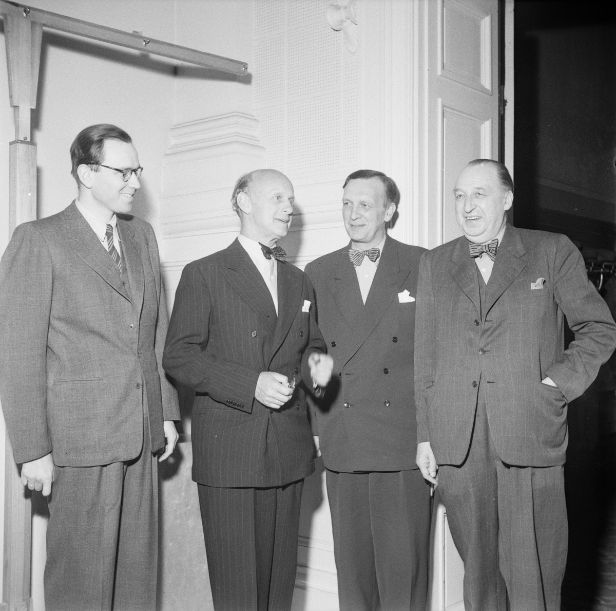 Stadsplanerare, möte, Uppsala, maj 1949