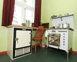 Interiør fra leiligheten "Slik vil vi bo - 1935" i Wessels g