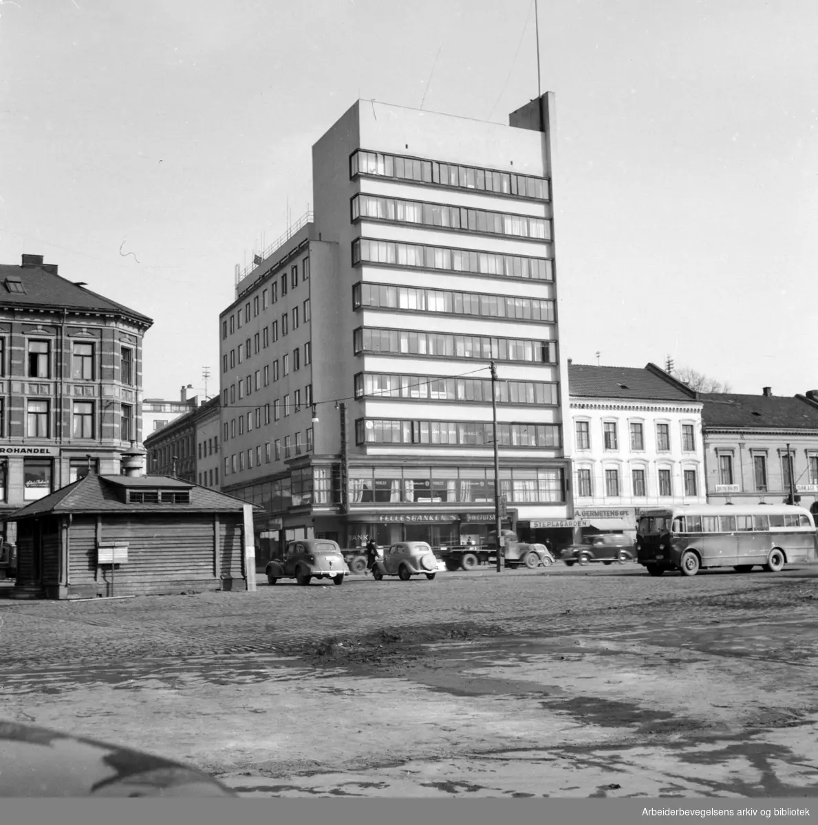 Steplagården på Grønland. April 1948