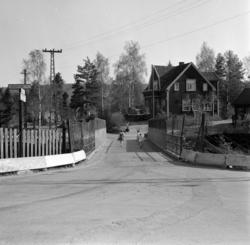Stovnerbrua som er for smal. Mai 1959
