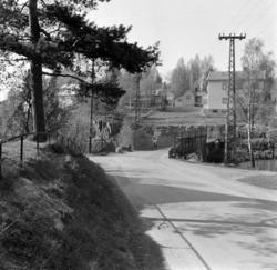 Stovnerbrua som er for smal. Mai 1959