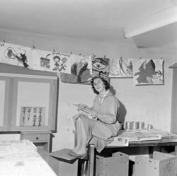 Sogn Behandlingshjem. Søster Hjørdis Haukebø. November 1958