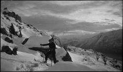 Skitur Bratteli, Lysefjorden. Lindtner, Arne Johannessen. 8.