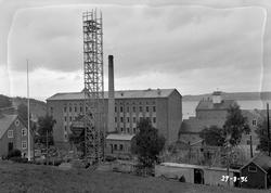 I. C. Piene & Søn i Buvika. Støping av ny kornsilo