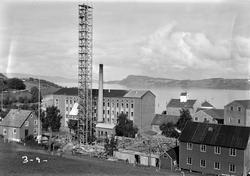 I. C. Piene & Søn i Buvika. Støping av ny kornsilo