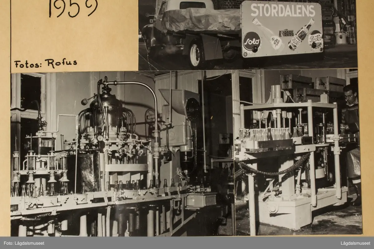 Stordalens Mineralvanfabrik 1959