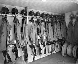 Utstyr for brannkorpset ved I. C. Piene & Søn i Buvika