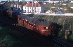 Motorvognsett i persontog 585 Oslo-Drammen Røyken stasjon