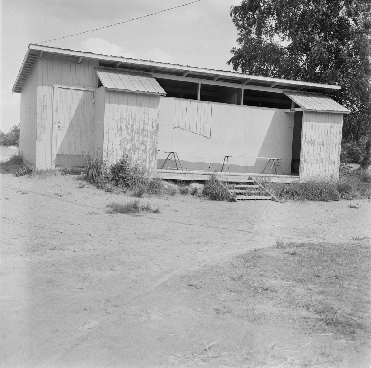 Djupöbadet i Karlholm, Västlands socken, Uppland, juni 1979
