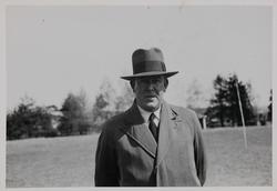 Justisminister Lie på inspeksjon i mai 1935